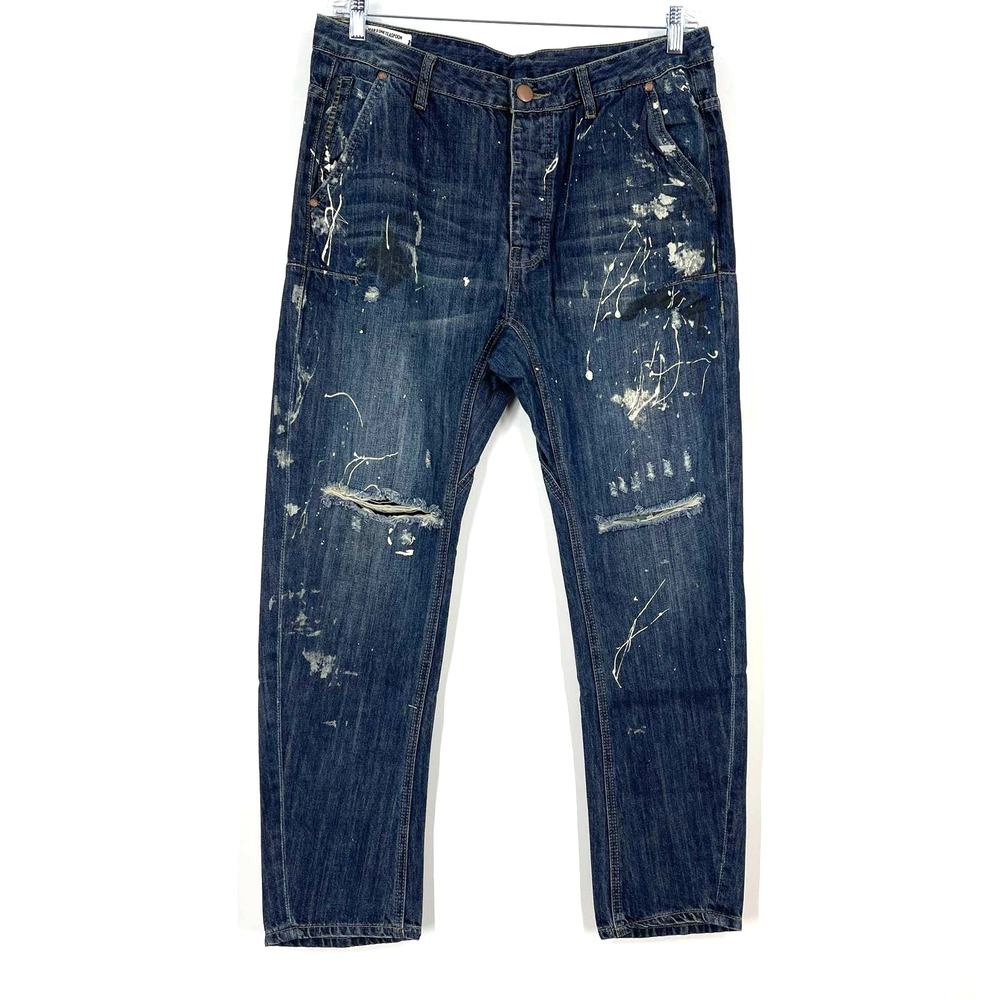 Man X One Teaspoon Jeans Mr Golds‎ Cowboy Men's 34R NWT